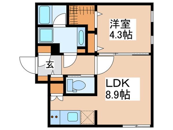 フラッフィー市谷台町の物件間取画像